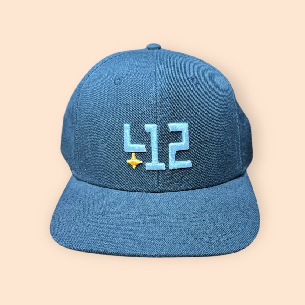 Fouronetwo SnapBack Hat Black 412 Pittsburgh
